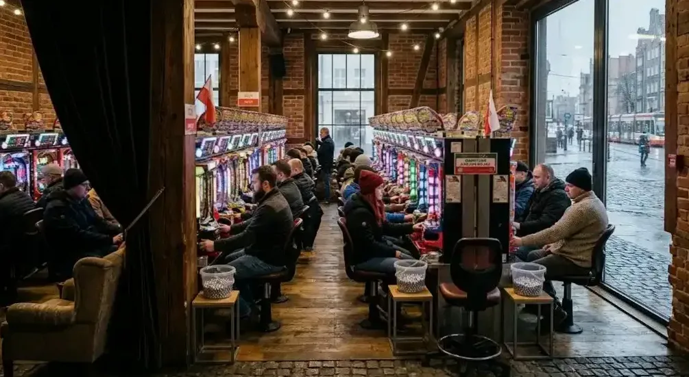 Etykieta klubu pachinko